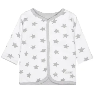 STACCATO - Wendejacke ORGANIC COTTON grey star aop - Gr. - 50