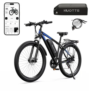 [EU DIRECT] DUOTTS C29 Electric Bike 48V 15Ah*2 Dual Batteries 750W Recommended Top Speed 25KM/H 29inches Tires Electric