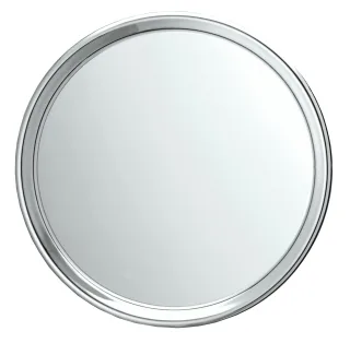 Koh-i-Noor Einseitiger Spiegel X6 mit 3 Saugnäpfen, 5511V-6, weiß 5511V-6