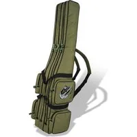 normani Angelrutentasche Rutentasche 1,25 m bis 2,10 m RodBox Triple, Rutenfutteral Anglertasche Rutenrucksack mit 3 Rutenfächern