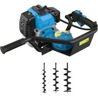 Güde Erdbohrer GE 2200, 2,2 kW, (4-tlg), inkl. 3 Bohraufsätze
