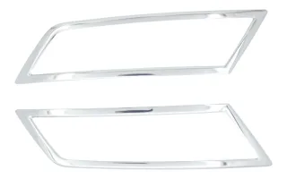 Chrom Edelstahl Rahmen Umrandung Nebelscheinwerfer für Skoda Superb 3V ab 2017-