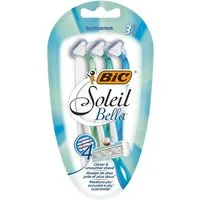 BIC Einwegrasierer Soleil Bella, 3-tlg., 4 flexible Klingen