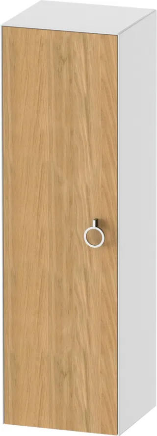Duravit White Tulip Halbhochschrank Natur Eiche & Weiß Matt & Hochglanz 400x360x1320 mm - WT1333LH58 WT1333LH585