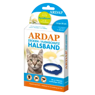 ARDAP Zecken- und Flohhalsband f?r Katzen