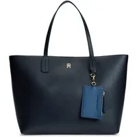 Tommy Hilfiger Tragetasche TH ICON TOTE, Damen Handtasche, Shopper mit doppeltem Henkel
