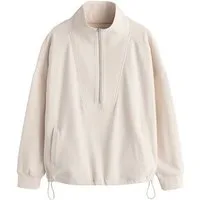 Next Fleecejacke Fleece mit halben Reißverschluss (1-St)