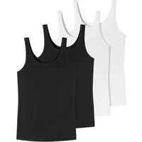 uncover by SCHIESSER Unterhemd (Set) Top, breite Träger im 4er Pack
