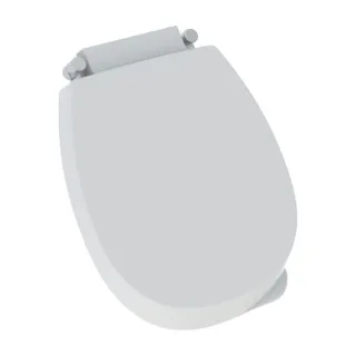 Geberit Corso Urinaldeckel 573900000 Scharniere Messing verchromt, weiß