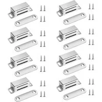 FELIXLEO Magnethalter Türmagnete Stark Magnetverschluss Schrankmagnete mit Schrauben (8-St)