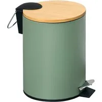 KESPER® Kosmetikeimer Mülleimer Bambus, FSC® zertifiziert, 3l, inkl. Inneneimer, Deckel mit Soft-Close