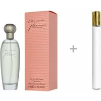 ESTÉE LAUDER Duft-Set Pleasures Eau de Parfum (EDP) Damen Spray, Frisch-blumiger Duft mit Maiglöckchen und Veilchen - mit Reiseduft