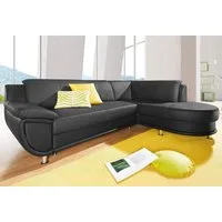 TRENDMANUFAKTUR Ecksofa Rondo, zeitlos und elegant, bequem, L-Form, wahlweise mit Federkern, wahlweise mit Bettfunktion