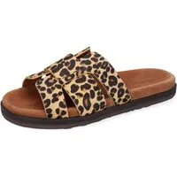 Melvin & Hamilton Siri 8 Leder-Pantoletten für Damen Pantolette Flache Absätze, Echtes Leder
