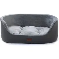 M-Diamant Tierbett Orthopädisches Hundebett Komfortables Hundekissen Hundesofa mit Rand, Polyester, ideal als Kopfstütze