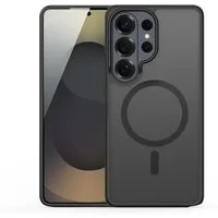 Dux Ducis Handyhülle Yind Magnetfunktion Kompatibel mit Samsung Galaxy S26 Ultra Schwarz 6,9 Zoll, Schlanke Hülle mit integrierter Magnetfunktion für kabelloses Laden