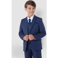 SANDER STELLAN Kinderanzug Jungenanzug Kommunionanzug blau festlich, elegant