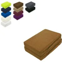 EXKLUSIV HEIMTEXTIL Spannbettlaken Doppelpack Frottee Spannbettlaken, Frottee, Gummizug: rundum