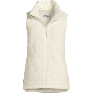 Isolierte Steppweste FeatherFree für Damen in Petite-Größe, Damen, size: petite, Pink, Polyester, by Lands' End