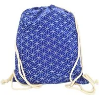 PANASIAM Turnbeutel Sportbeutel aus Baumwolle mit traditionellen japanischen Mustern, bedruckt auch als Schuhbeutel Yogatasche Gymbag mit Tunnelzug