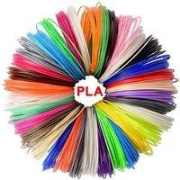TPFNet 3D-Drucker-Stift PLA-Filament Set für 3D Drucker Stift - 3D-Malerei, Kinderspielzeug - Farb Set PLA Filament 50m (5M x 10 zufällige Farben)