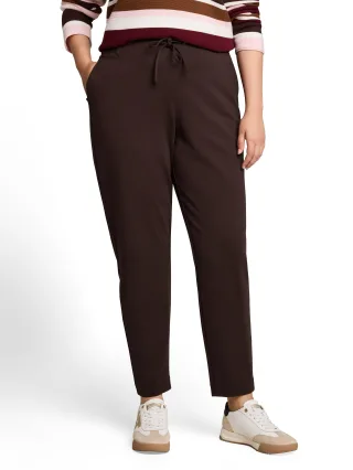 Tom Tailor - Plus Size - Loose Fit Hose java dark brown - Gr. - 44