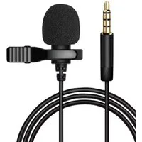 TronicXL Mikrofon 3,5mm Klinke Ansteckmikrofon Lavalier Ansteck Mikrofon Kamera Handy, kompatibel mit Smartphone 4 polig Camcorder