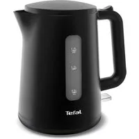 Tefal Wasserkocher KO2008 Principio Select, 1,7 l, 2400 W, Automatischer Ein-/Ausschalter, Antikalk-Filter, schwarz Matt