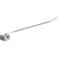 PRO EPT Befestigungsverbinder 32 x 63 mm, Kabelbinder grau, 50 Stück