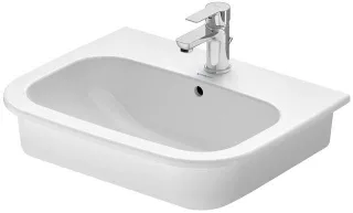 Duravit D-Code Einbauwaschtisch Weiß Hochglanz 545 mm - 0337540000 0337540000