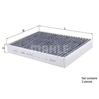 Mahle Aktivkohle-Innenraumfilter BMW 5er 6er 7er 8er X5 X6 X7