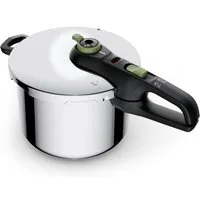 Tefal Schnellkochtopf Secure Trendy, Edelstahl (1-tlg), Dampfkochtopf, Garregler, Sicherheitsvorrichtung, Induktion