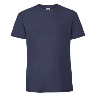 Fruit of the Loom Herren Iconic Premium Ringspun Baumwolle T-Shirt (Deep Navy)
