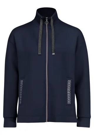 betty barclay - so cosy - - Shirtjacke dunkelblau - Gr. - 38