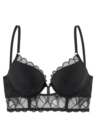 LASCANA - LASCANA Push-up BH black - Gr. - 75A