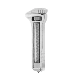 Titanium Strength Compact CNC Machined Multitool with Bottle Opener Tungsten Attack Head Nail Puller Caliper Lightweight