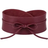 Adel Bags Taillengürtel Damen Bindegürtel Echtleder Obi Taillengürtel breit viele Farben Echtleder, Bindegürtel, Obi-Gürtel, weiche Velours-Innenseite