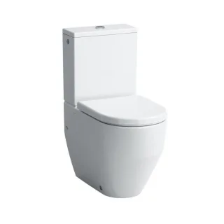 LAUFEN Pro Stand-Tiefspül-WC-Kombination H8259620000001 36x65cm, spülrandlos, weiß