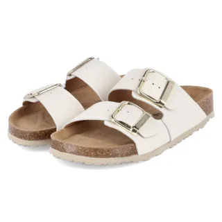 Tamaris Pantoletten  Beige - Gr. 40 -  Synthetik Material