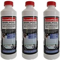 CleanPrince Whirlpoolreiniger 3 x 500 ml Systemreiniger Hygienemittel (Reinigungsmittel & Desinfektionsmittel)