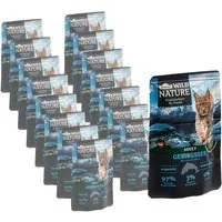 Dehner Katzenfutter Adult Lachs/Forelle 16 x 85 g Lachs, Nassfutter für: Katze