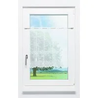 LYSEL® Scheibengardine Kleeblatt Design (1 St), transparent, HxB 60x40.5cm