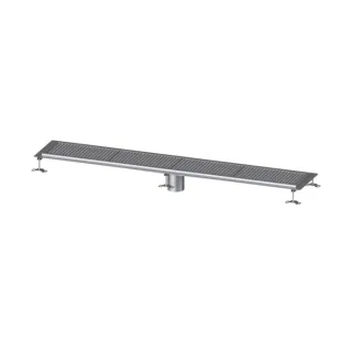 Kessel Ferrofix Kastenrinne 6030200 Edelstahl, 300x2063x65mm, Auslauf senkrecht