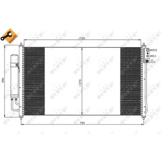 NRF Klimakondensator Nissan Murano 3,5 35878