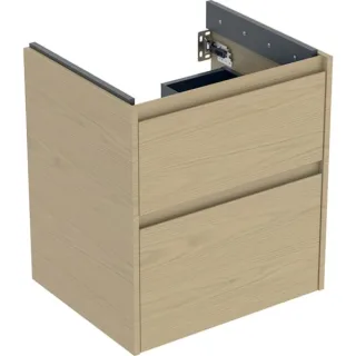 Geberit Renova Plan Unterschrank für Waschtisch, mit zwei Schubladen: 54.6x60.6x44.6cm, 504026PS1 504026PS1