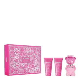 Moschino Toy2 Bubblegum Eau de Toilette Spray 50ml Geschenkset mit Duschgel & Körperlotion