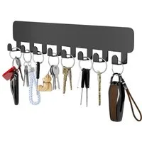 FOUORTUNATE-BEE Schlüsselbrett Schlüsselbrett mit 8Haken, Schlüssel Organizer Wand, (Schlüsselhalter für Wandhaken Dekor)