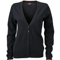 Daiber Cardigan JN 660 Damen V-Neck Cardigan Leichte Strickqualität