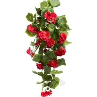 Kunstblume Geranienhängebusch Geranie, Botanic-Haus, Höhe 60 cm
