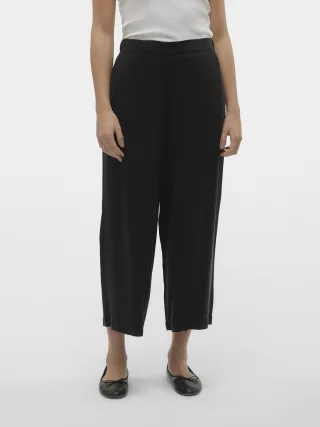 VERO MODA - VMBREE MR WIDE TENCEL CULOTTE GA NOOS black denim - Gr. - M